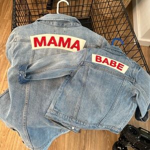 Mama + Babe Matching Jean jackets!